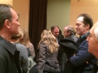 After the Film  Some good vibrations and talk after the film from the crowd. This was a very positive event for everyone who attended.