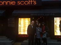 Final Jazz Club Photo  A final picture in front of Ronnie Scotts before departing this great jazz club in London