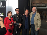 Baton Rouge Group Photo  Bruce with Annabelle Armstrong, Zia Tammami and Edward Pramuk; three local residents who have long supported the music of Bill Evans