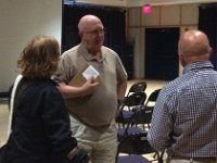 Bill Evans Fan  A fan of Bill Evans from Springfield arrives early and talks to Debby and Matt Evans