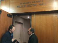 One Last Conversation  One final conversation from a Bill Evans fan with Bruce Spiegel as everyone departs.