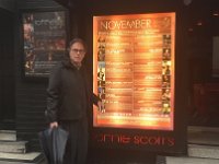 Outside of Ronnie Scotts in London  Bruce Spiegel outside of the club - Ronnie Scotts continues to attract some of the best talent in jazz