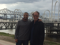 Bruce and Joey Spiegel  Bruce with son Joey enjoy some time on the Mississippi River in Baton Rouge