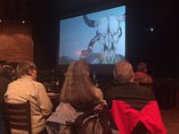 Informal Setting  The film was shown in a very informal and nice setting at the Tap Theatre