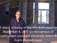 A few overview slides related to the film  Just before the initial showing of the film